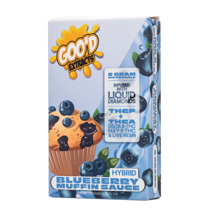 Goo'd Extracts Delta-8 + HXY9 + THC-P + THC-A Live Resin Disposable 5G