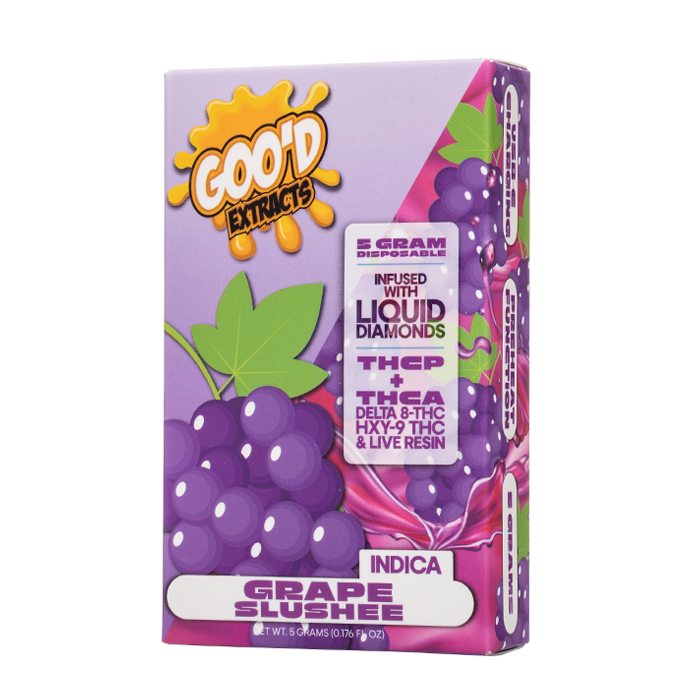 Goo'd Extracts Delta-8 + HXY9 + THC-P + THC-A Live Resin Disposable 5G