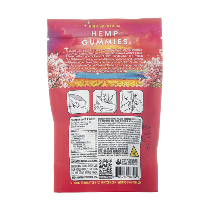 Habit High Spectrum Delta 9 Gummies