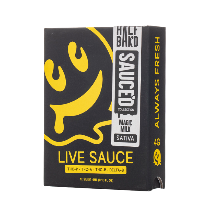 Half Bak'd Live Resin Sauced Disposable 4G
