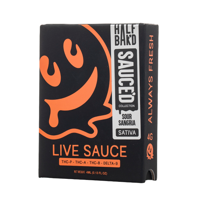 Half Bak'd Live Resin Sauced Disposable 4G