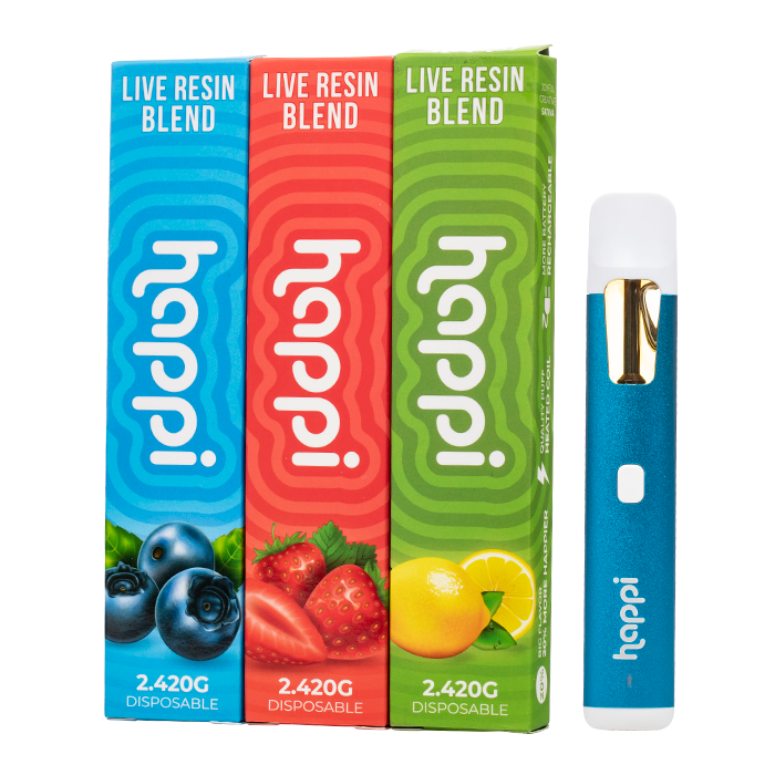 Happi Live Resin Blend Disposable 2.420G