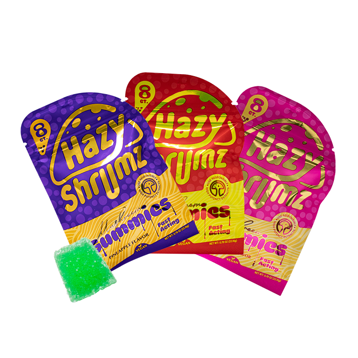 Hazy Shrumz Mushroom Gummies 8ct