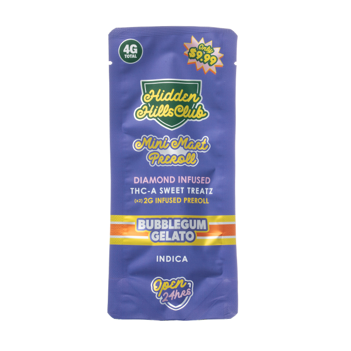 Hidden Hills Mini Mart THCA Prerolls 4G
