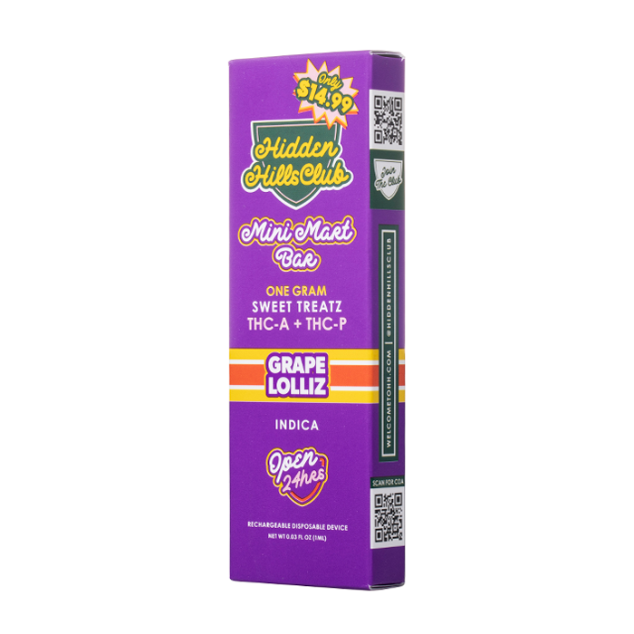 Hidden Hills Sweet Treatz Mini Mart Disposable 1G