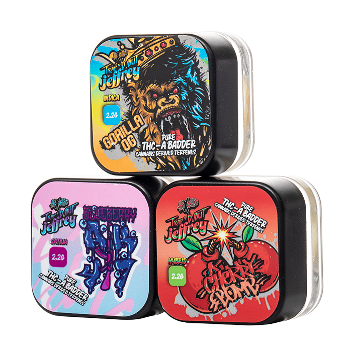 HiXotic Trap'd Out Jeffrey Pure THC-A Badder Dabs 2.2G