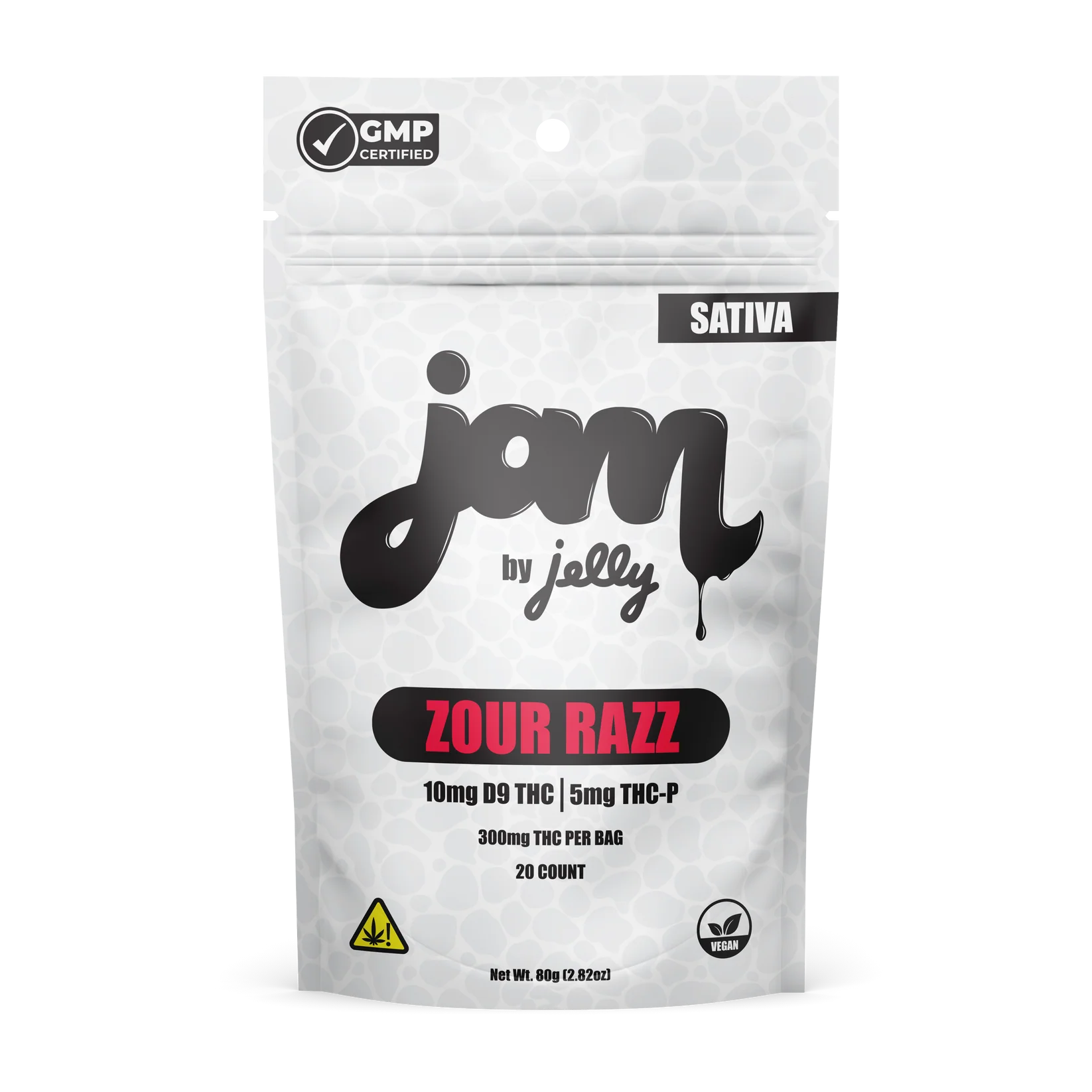 JAM by Jelly — D9 THC + THC-P Gummies 20ct