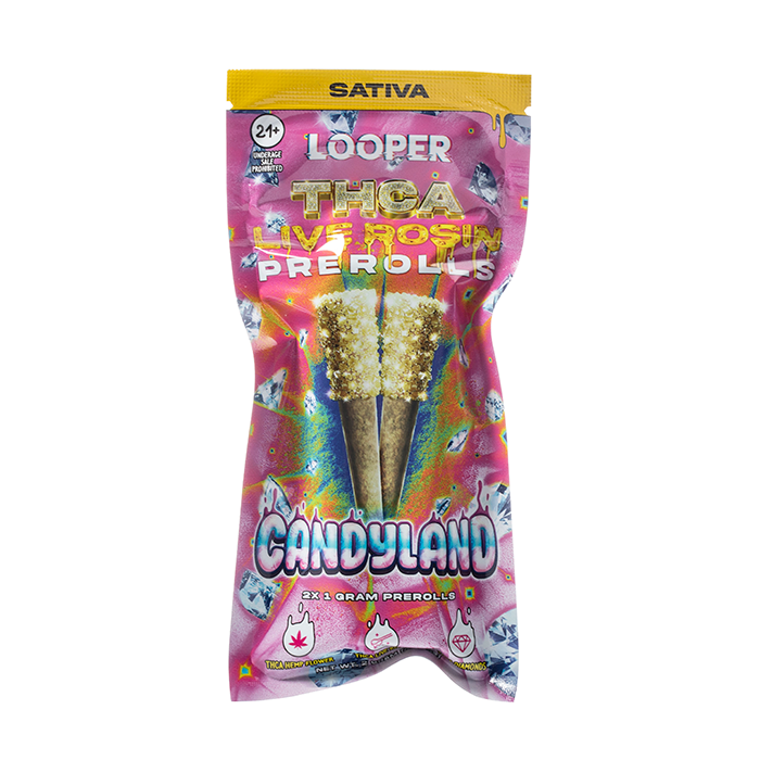 LOOPER THC-A LIVE ROSIN PRE ROLLS 2G