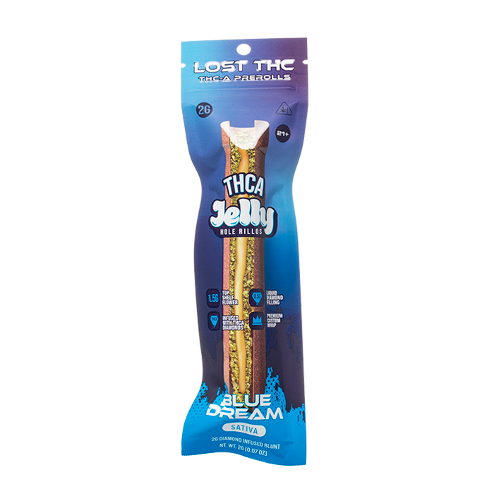 Lost THC THCA Jelly Hole Rillos Blunts 2G