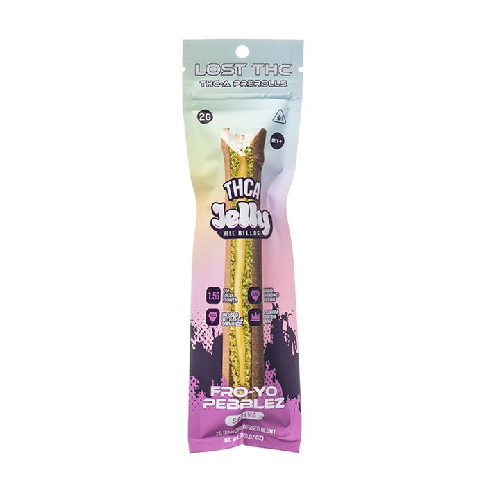 Lost THC THCA Jelly Hole Rillos Blunts 2G