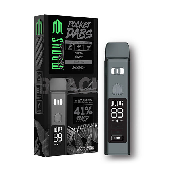 Modus The Black Blend Pocket Dabs Disposable | 2g