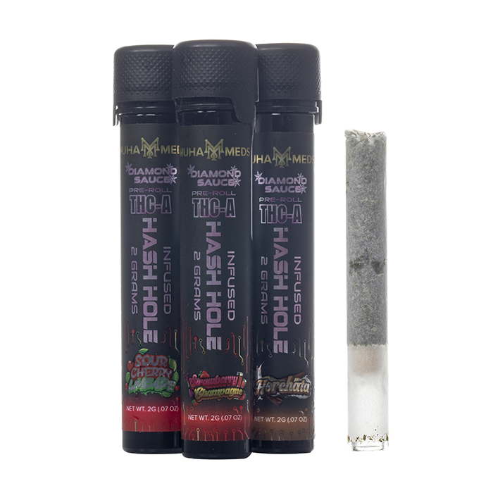 Muha Meds THCA Infused Hash Hole Preroll 2G