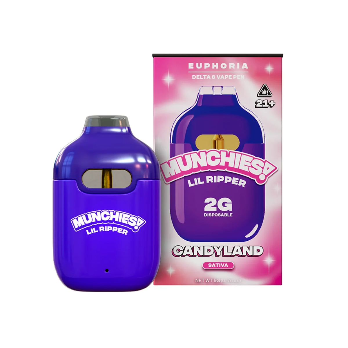 Munchies! Lil Ripper Euphoria Delta 8 Disposable 2G