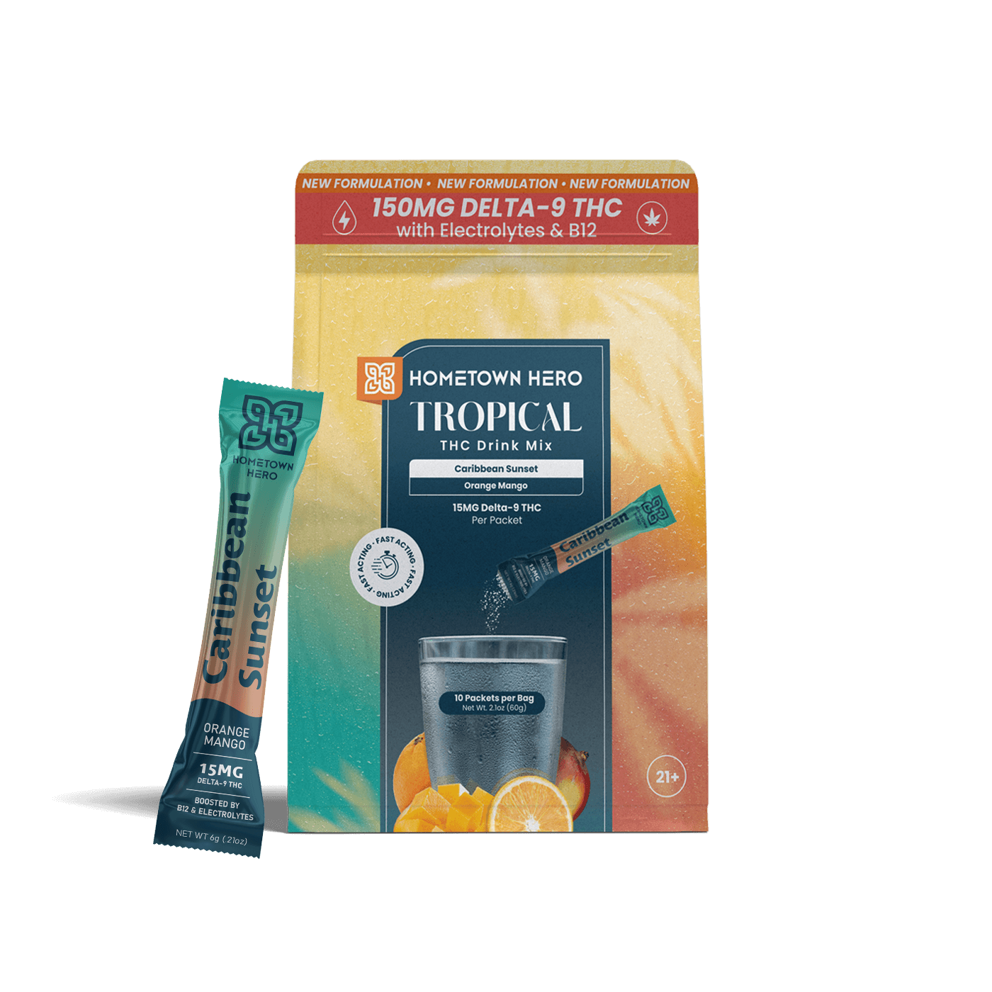 Hometown Hero THC Drink Mix 10ct