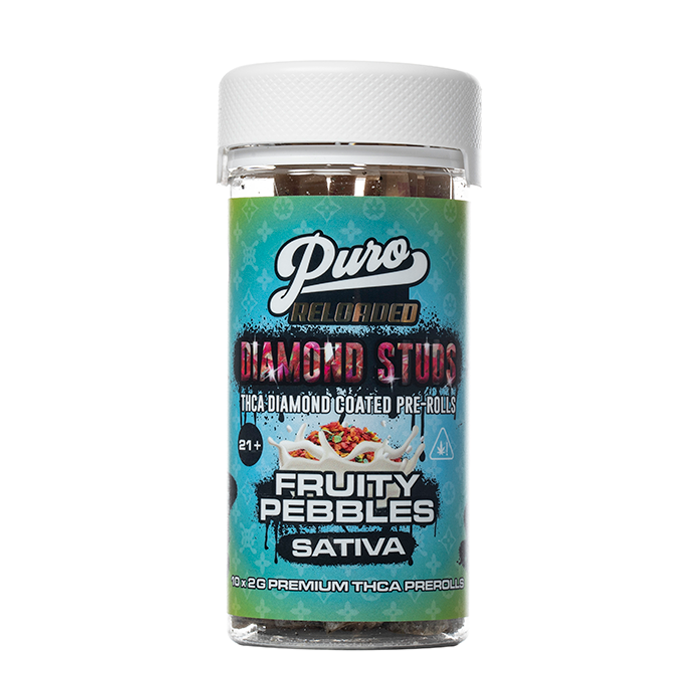 Puro Reloaded Diamond Studz THCA Prerolls 20G