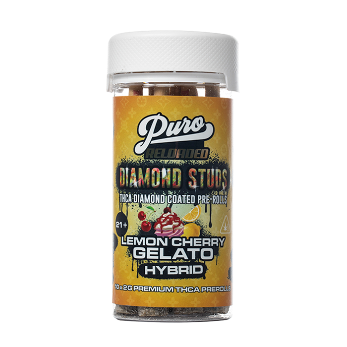 Puro Reloaded Diamond Studz THCA Prerolls 20G