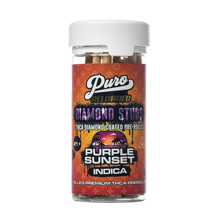 Puro Reloaded Diamond Studz THCA Prerolls 20G
