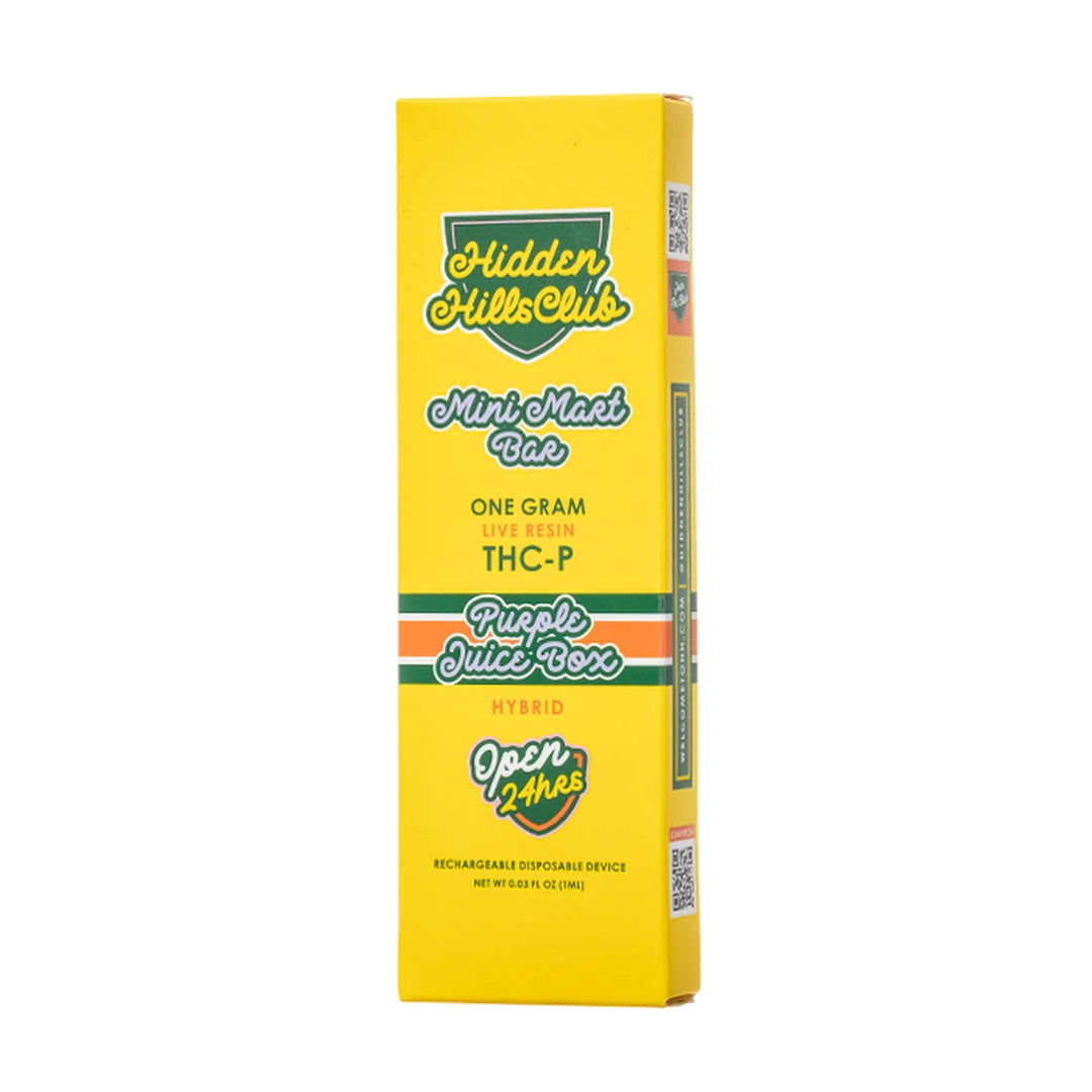 Hidden Hills Mini Mart Live Resin Bar THC-P Disposable 1G