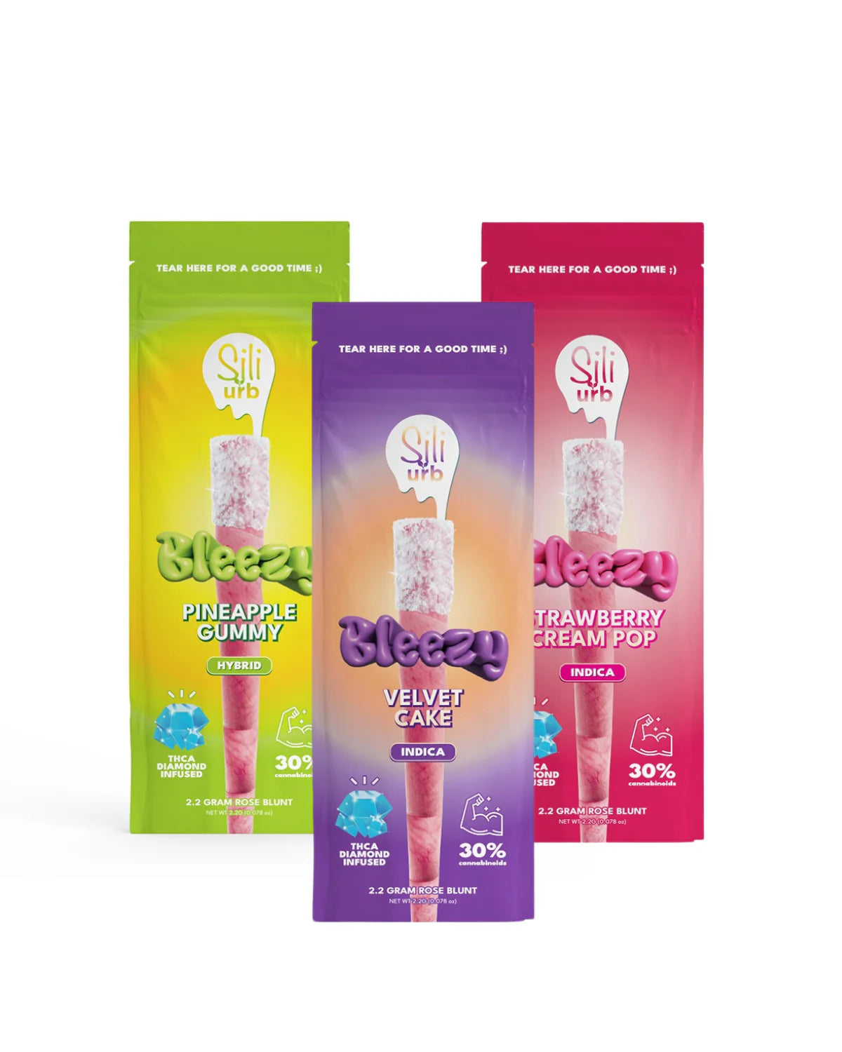 Sili x Urb Bleezy THCA Snow Capped Preroll | 2.2g