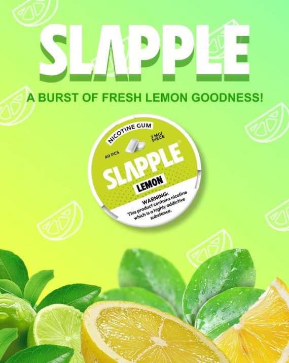 Slapple Nicotine Gum 40pcs 2ct