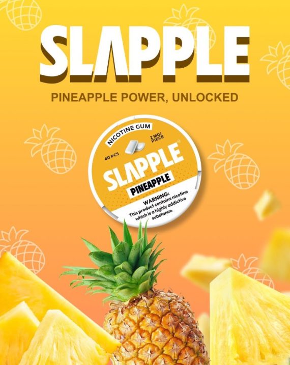 Slapple Nicotine Gum 40pcs 2ct