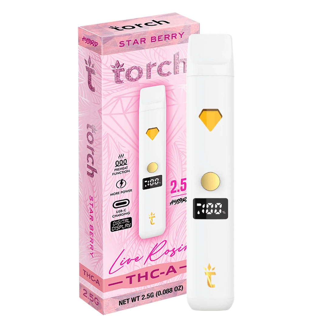 Torch THC-A Live Rosin Disposable 2.5G