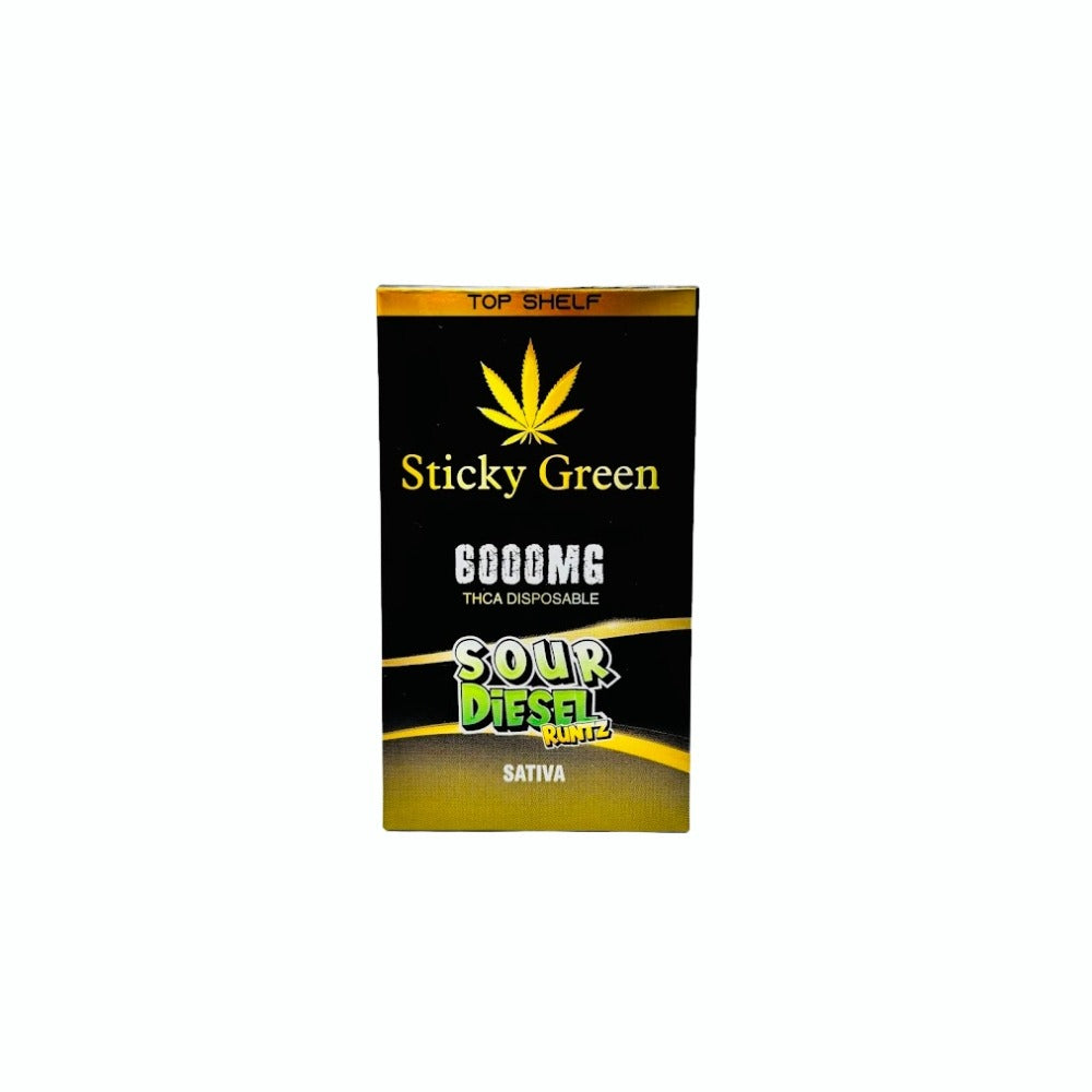 STICKY GREEN THC-A 6g DISPOSABLE