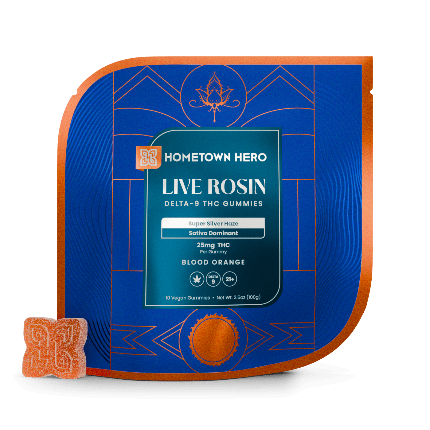Hometown Hero Live Rosin Gummies 10ct
