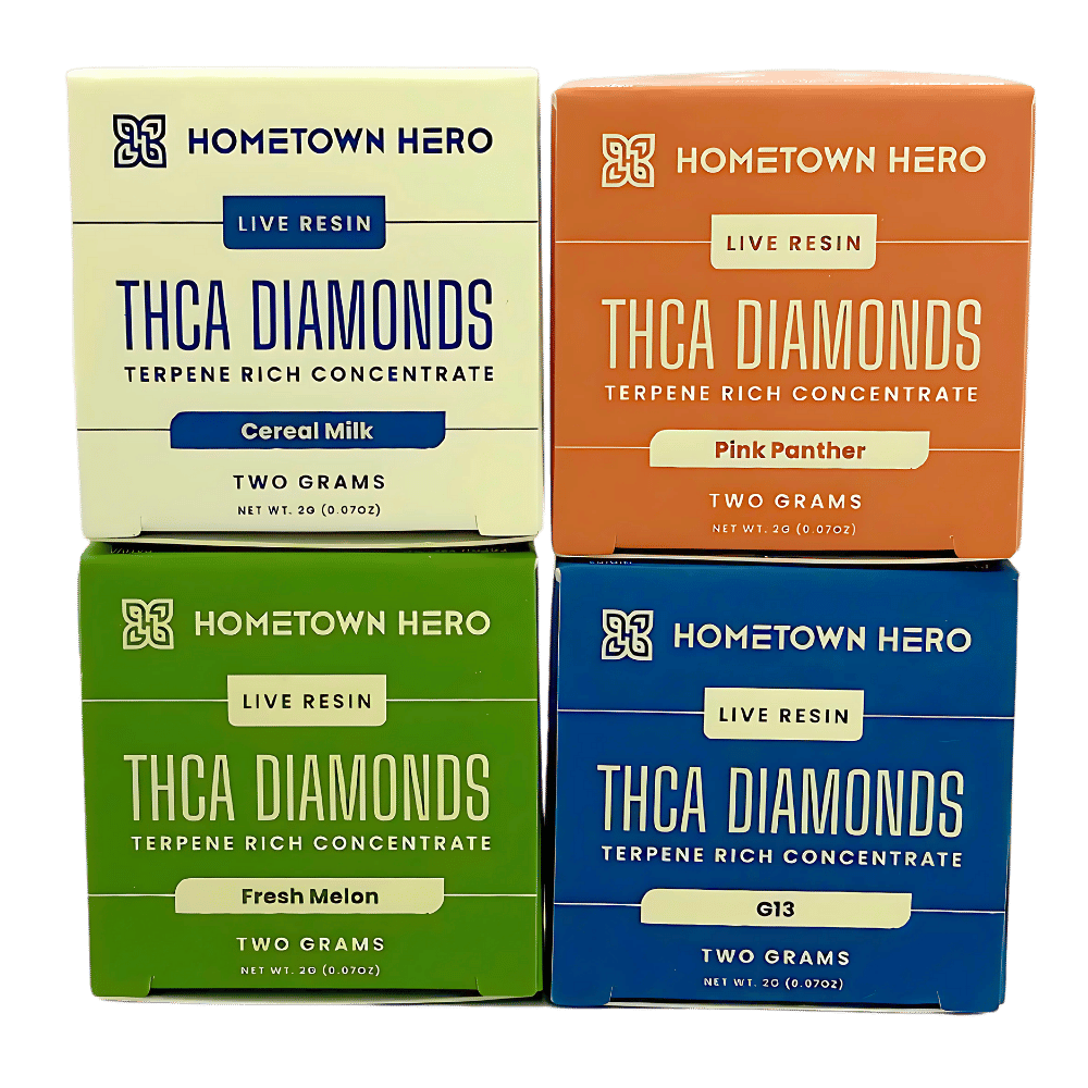 Hometown Hero THCA Live Resin Diamonds – 2g
