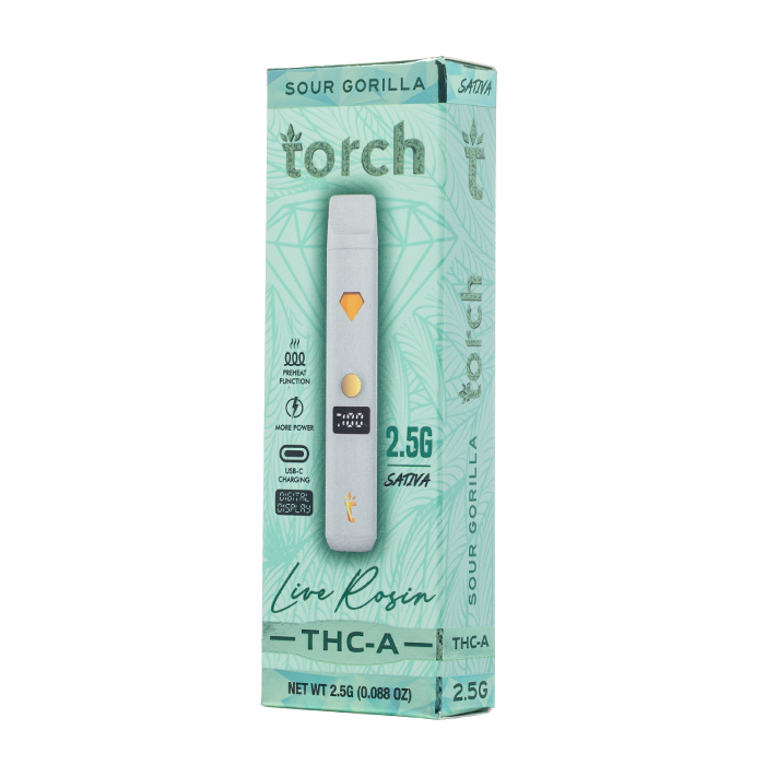 Torch THC-A Live Rosin Disposable 2.5G