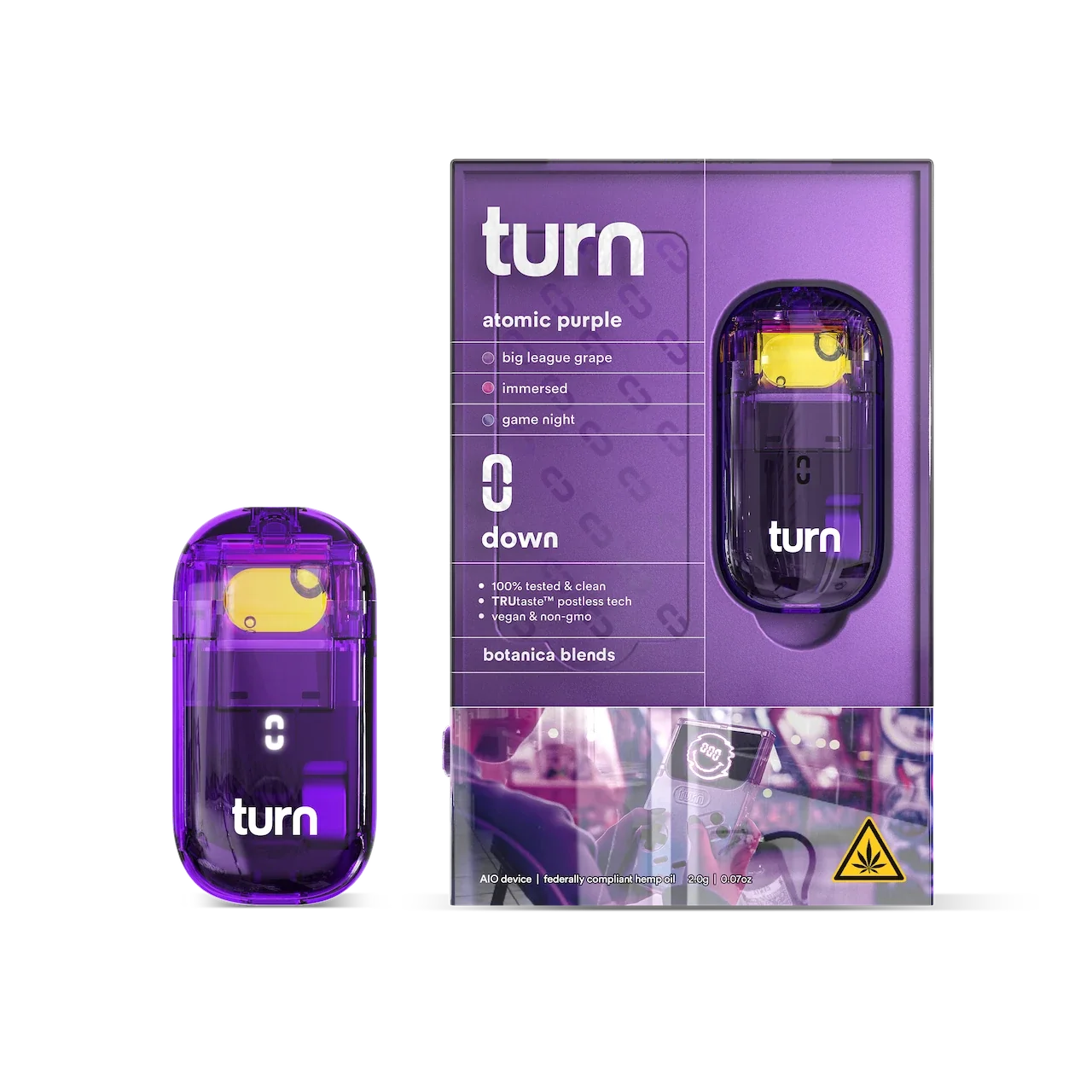Turn Hemp Retrovision 2g THCa All-in-One Disposable Vape