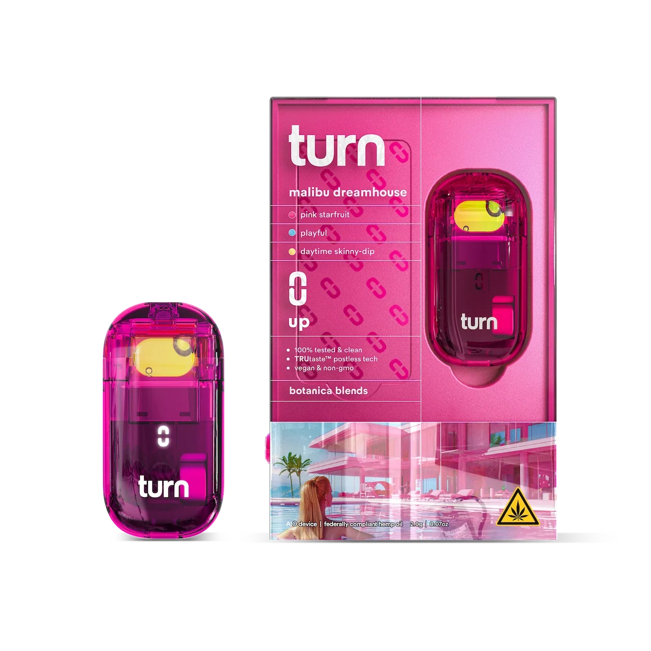 Turn Hemp Retrovision 2g THCa All-in-One Disposable Vape
