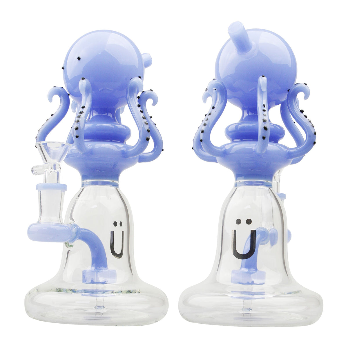 Uber 8" (5mm) Beaker Base Octopus Waterpipe Jade Blue