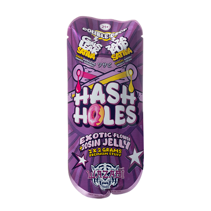 WAZABI EXOTICS 2G HASH HOLE DOUBLE DROP PREROLLS 2CT
