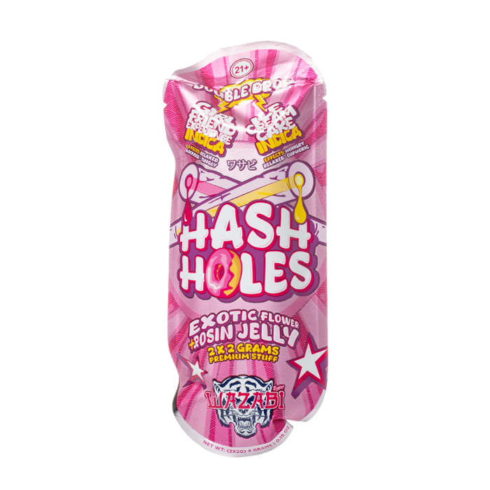 WAZABI EXOTICS 2G HASH HOLE DOUBLE DROP PREROLLS 2CT