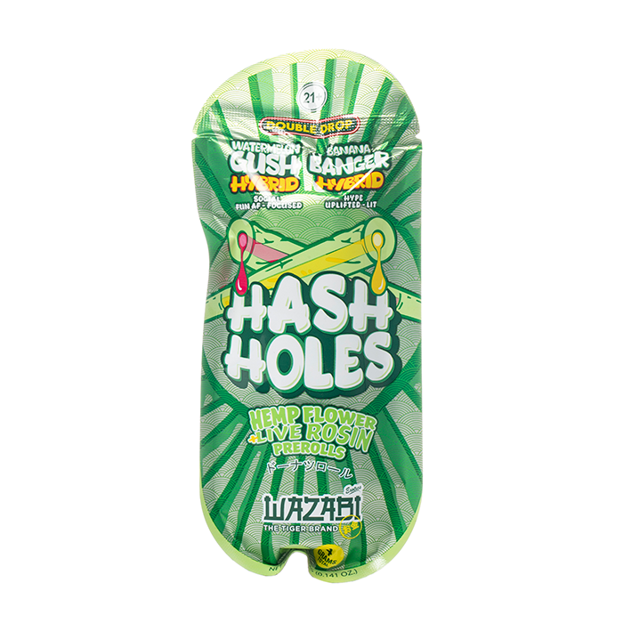 Wazabi Exotics THCP Hash Holes Prerolls 4G