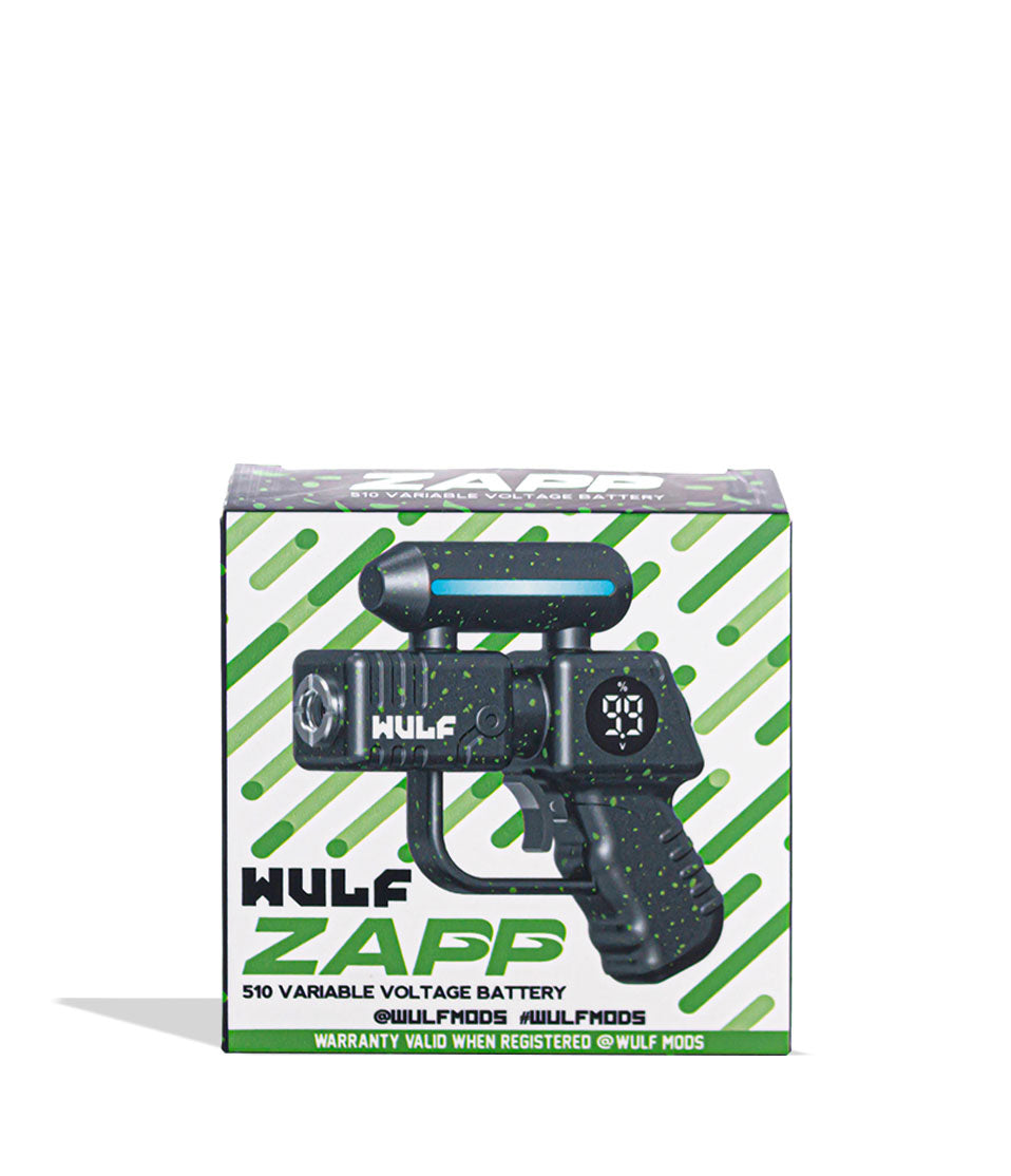 Wulf Mods Zapp Variable Voltage Battery box - Black-Green Spatter
