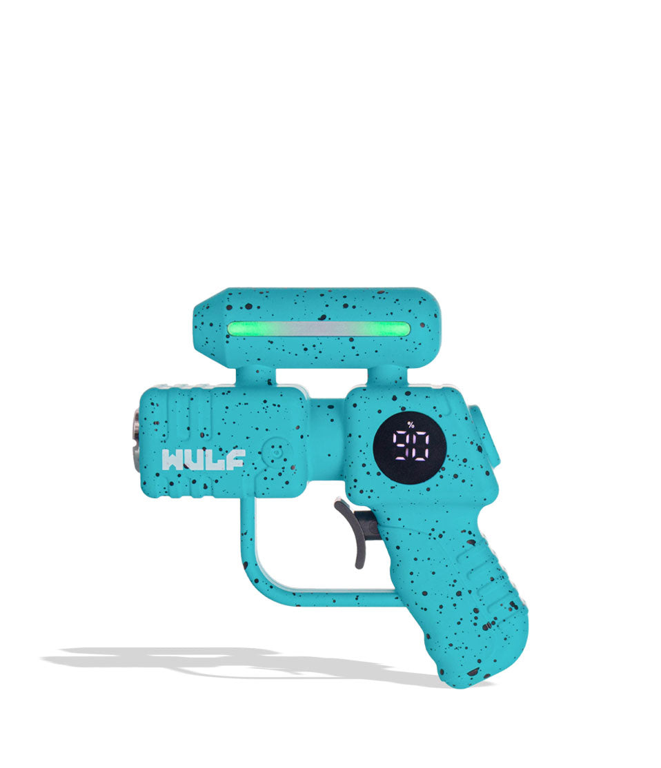 Wulf Mods Zapp Variable Voltage Battery - Teal-Black Spatter front