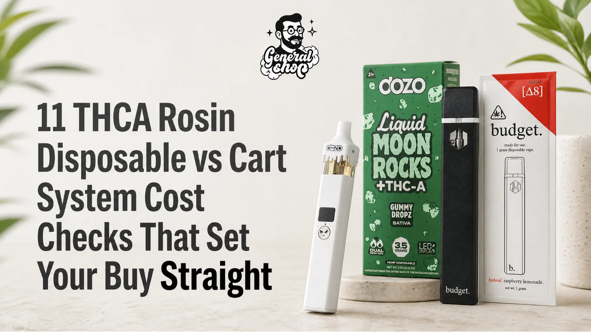11 THCA Rosin Disposable vs Cart System Cost Checks That Set Your Buy Straight