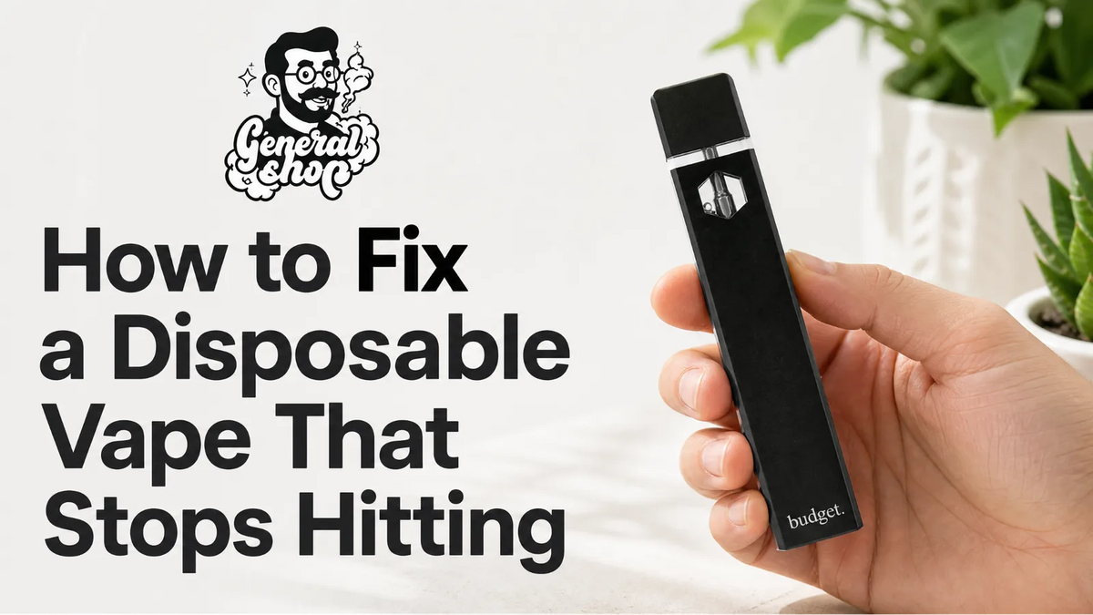 How to Fix a Disposable Vape That Stops Hitting