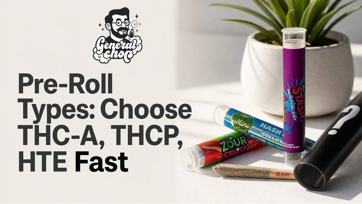 Pre-Roll Types: Choose THC-A, THCP, HTE Fast