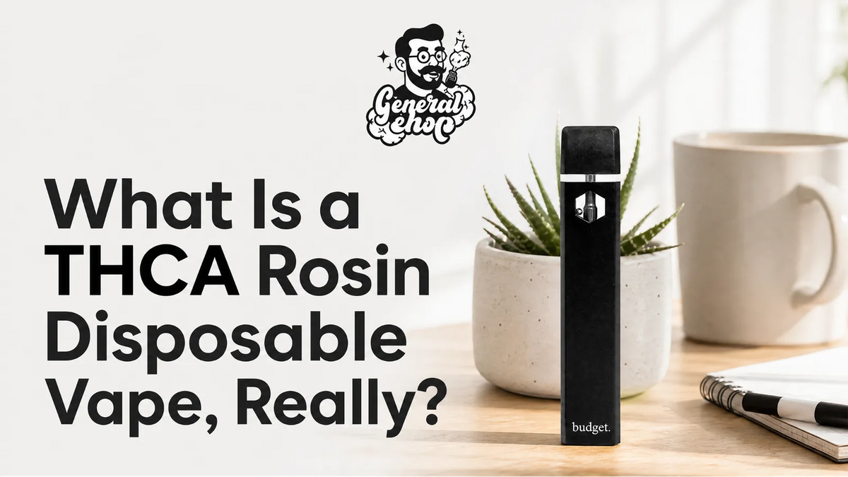 What Is a THCA Rosin Disposable Vape, Really?