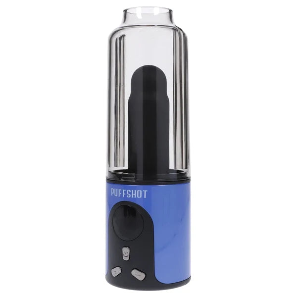 Puffshot Portable Easy-to-Use Vape Cup Blue for 510 Cartridge & Dab