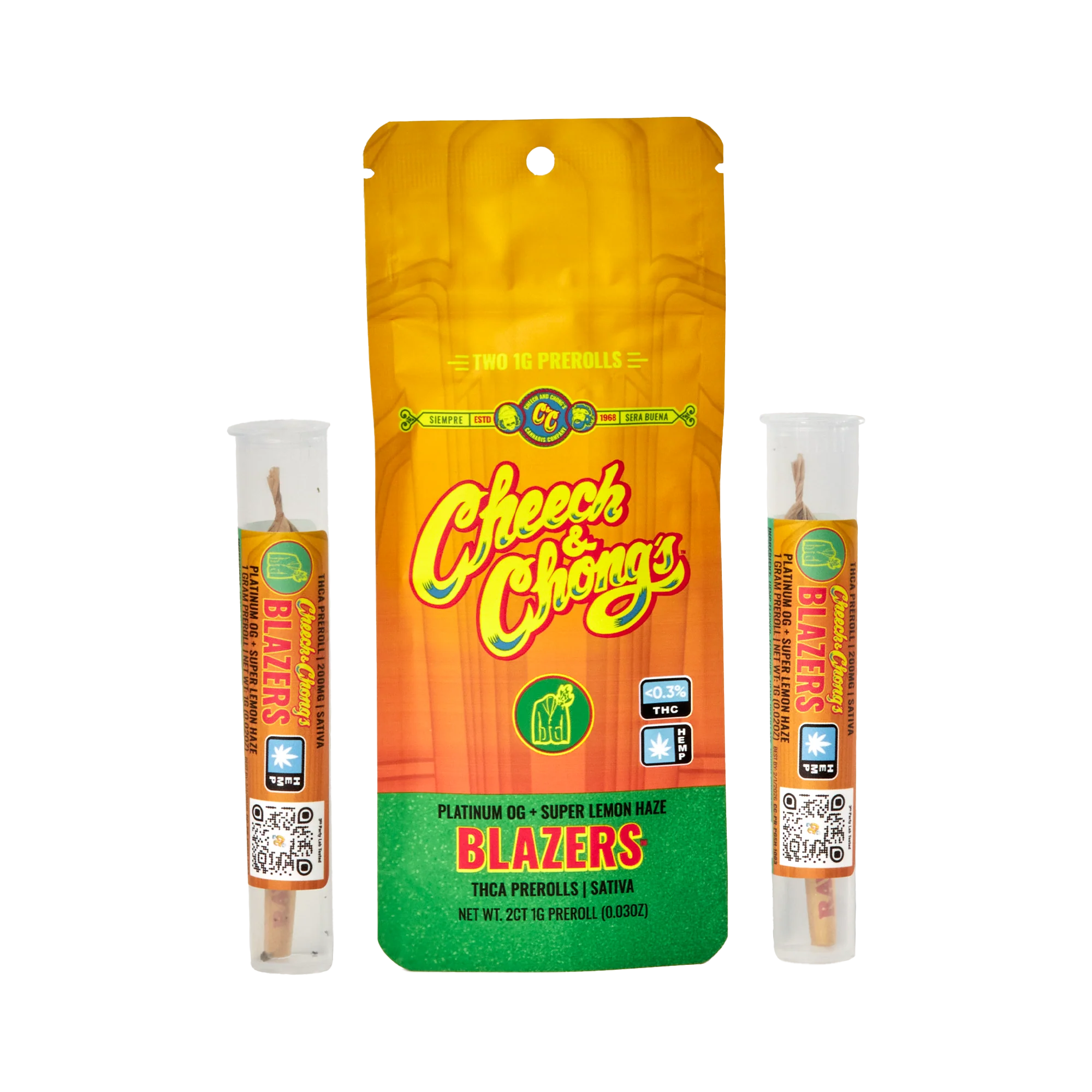 Cheech and Chongs Blazers Prerolls | 2G