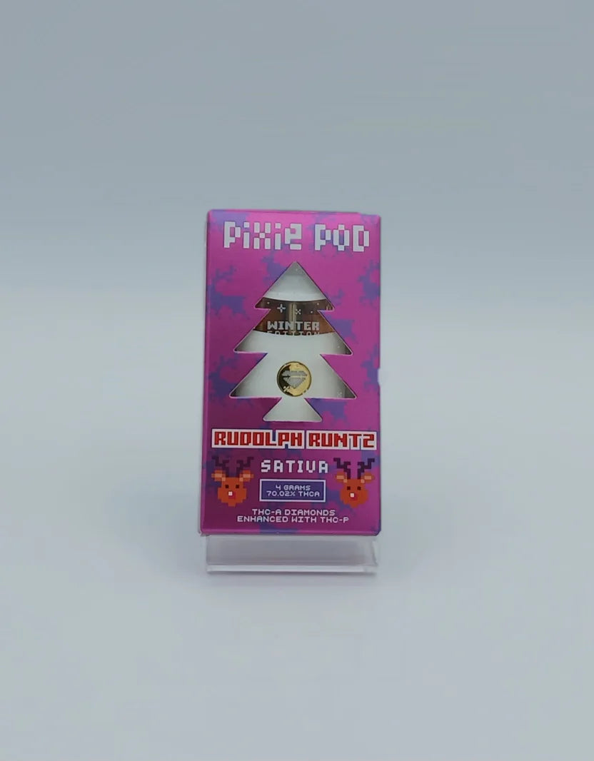 PIXIE POD 4G THC-A DIAMONDS WITH THC-P (WINTER EDITION)