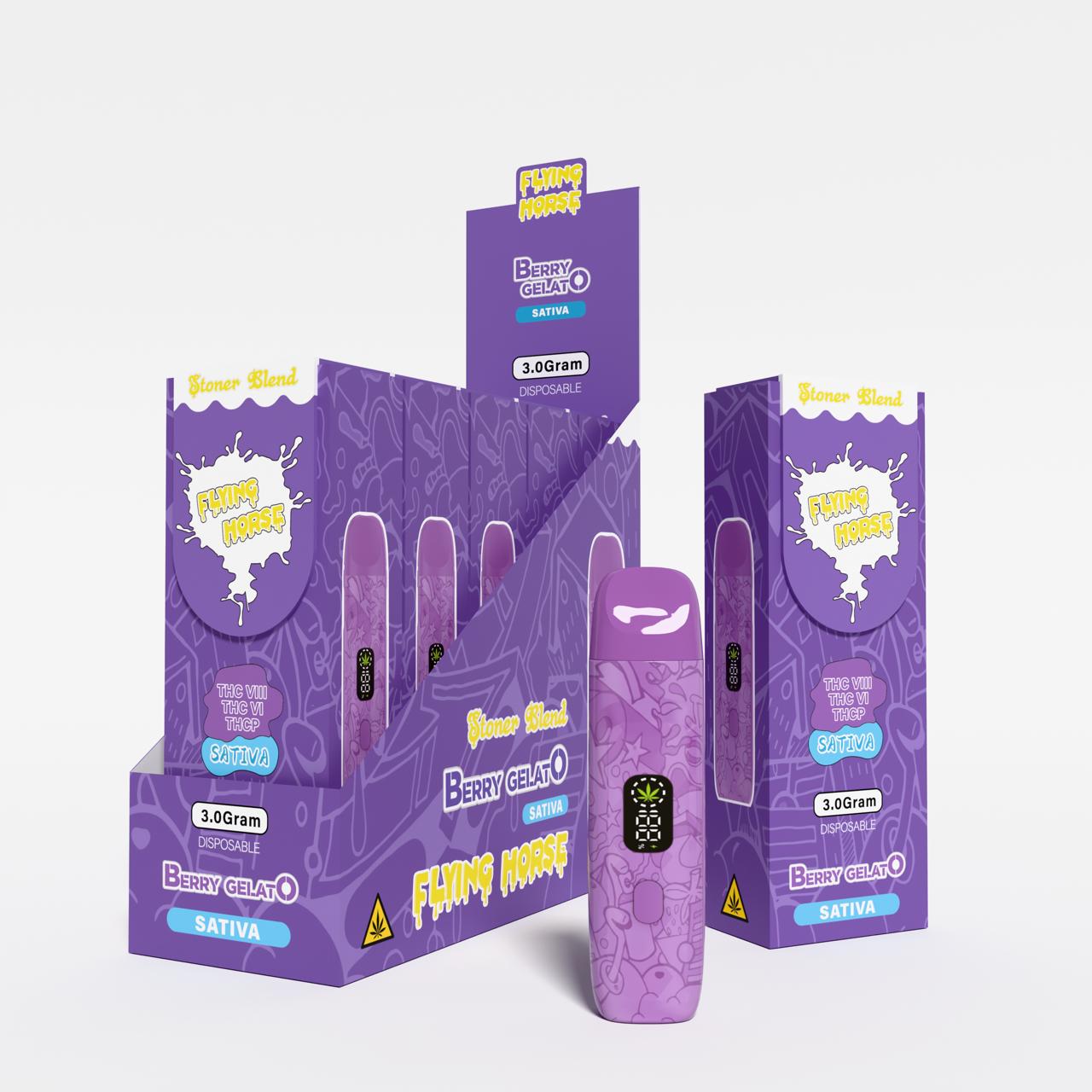 Flying Horse Stoner THCp + THC-VIII + THC-VI 3g Disposable