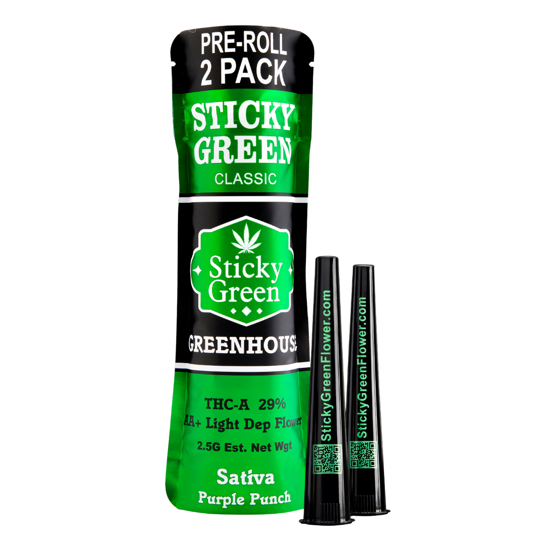 Sticky Green Green House Pre Rolls 2.5g