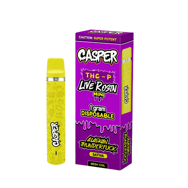 casper disposable vape THCp Live Rosin 1g Flavour:Iced Latte 3% strength_3 First vape of the