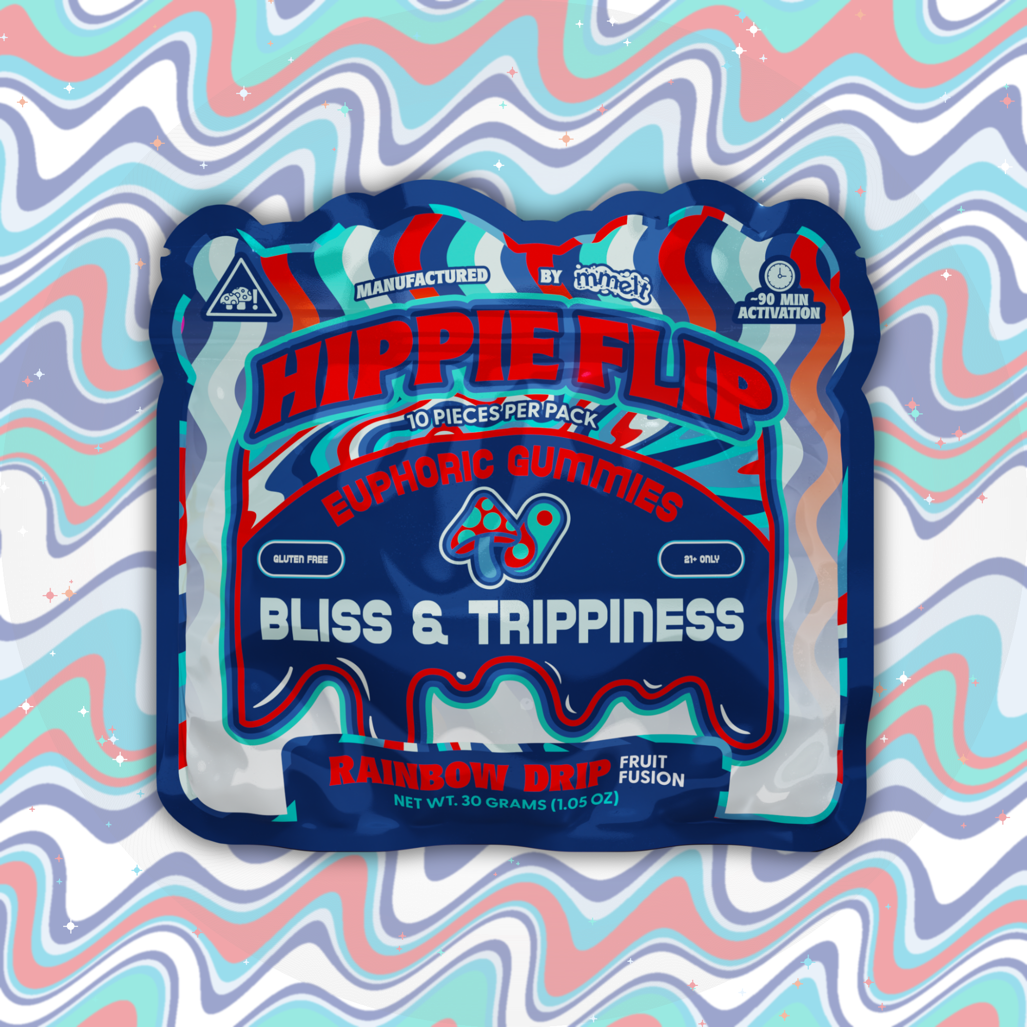 Hippie Flip Mushroom Gummies 10ct