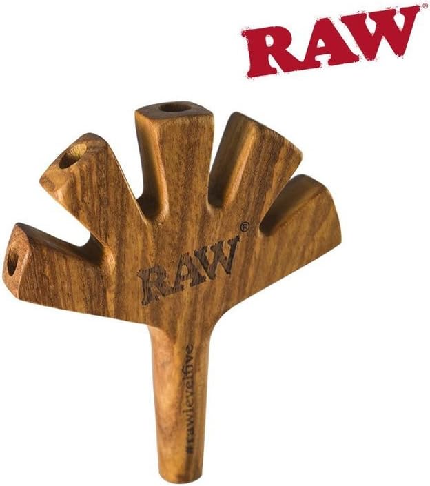 Raw Five On It Cig Holder Wooden